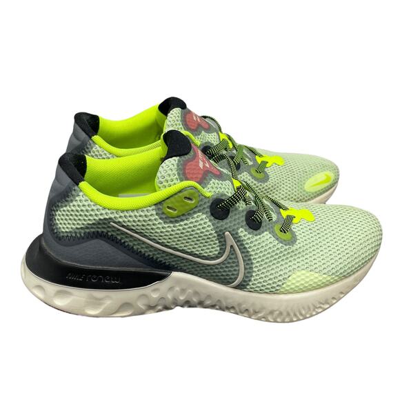 NIKE RENEW RUN BARELY VOLT SMOKE GREY Running Race Shoes Womens 7.5 Fast Ship - Picture 9 of 11
